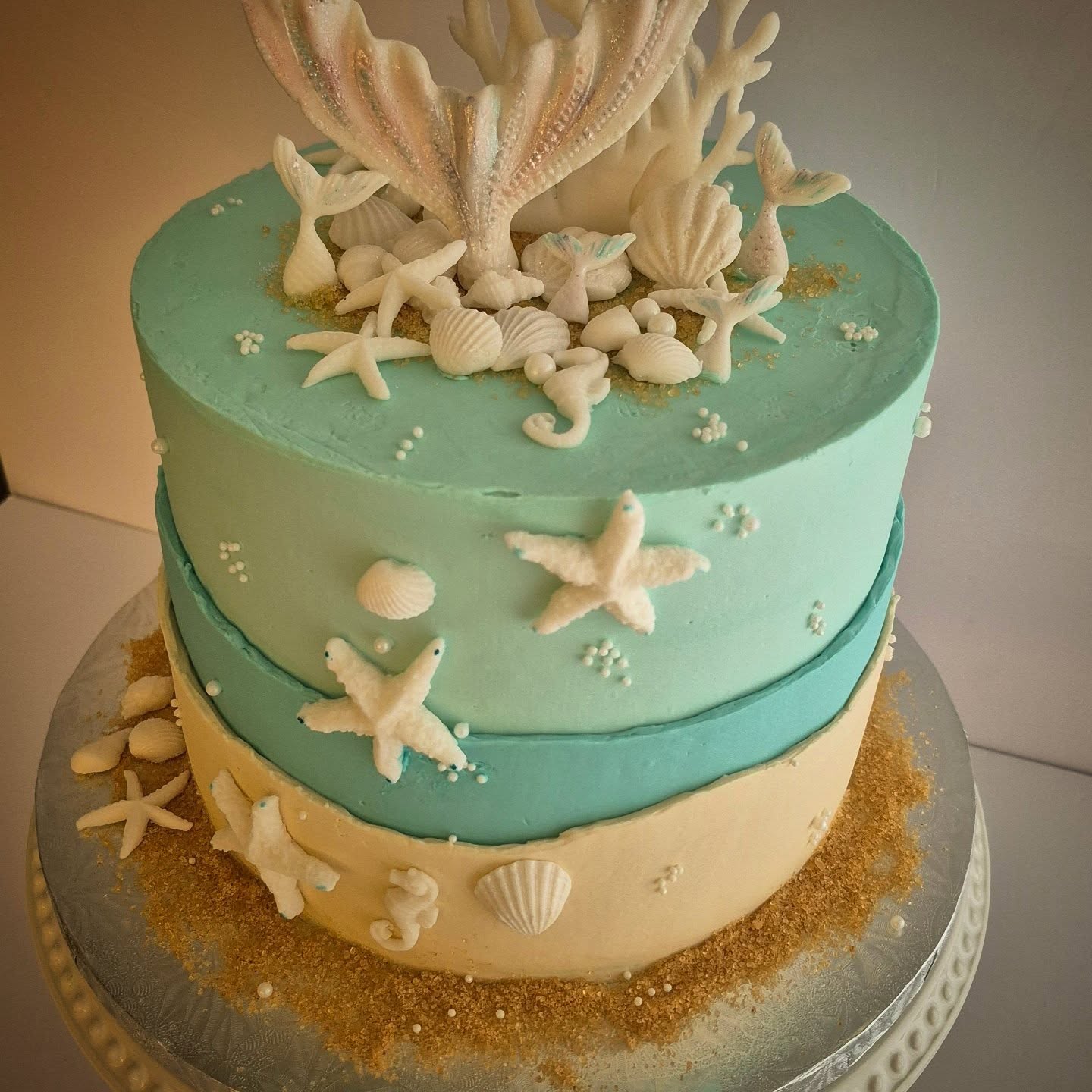 Under the Sea Tiered Cake from Blooming Delights