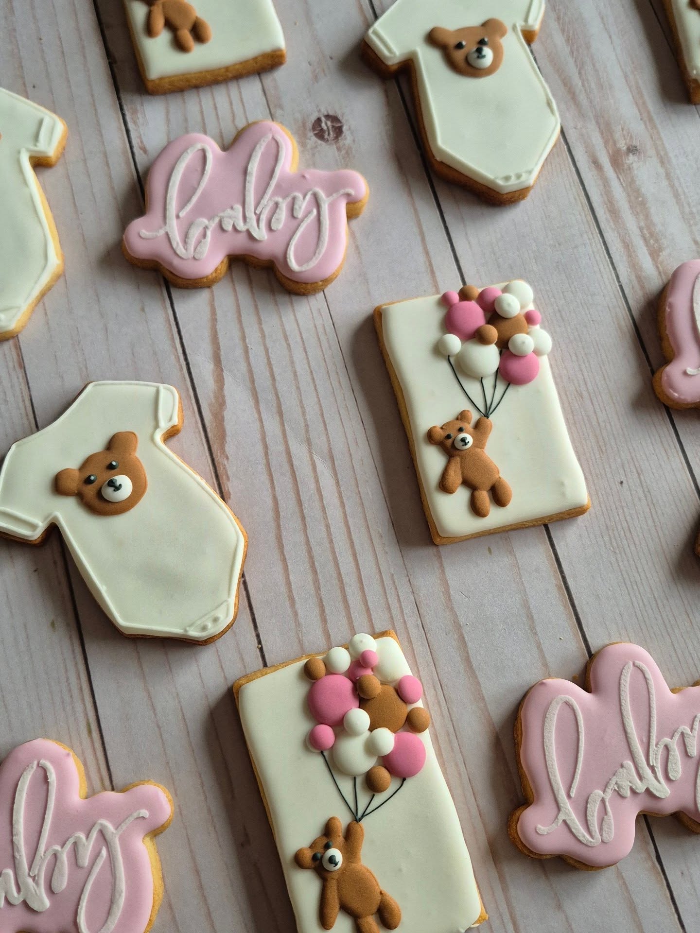 Baby Shower Decorated Cookies from Blooming Delights