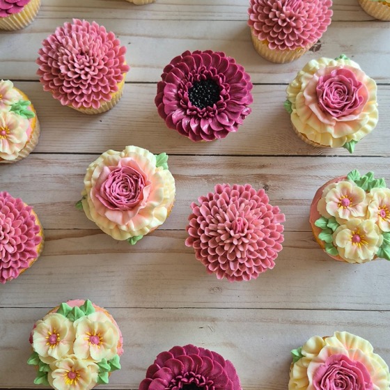 Garden Bloom Cupcakes from Blooming Delights